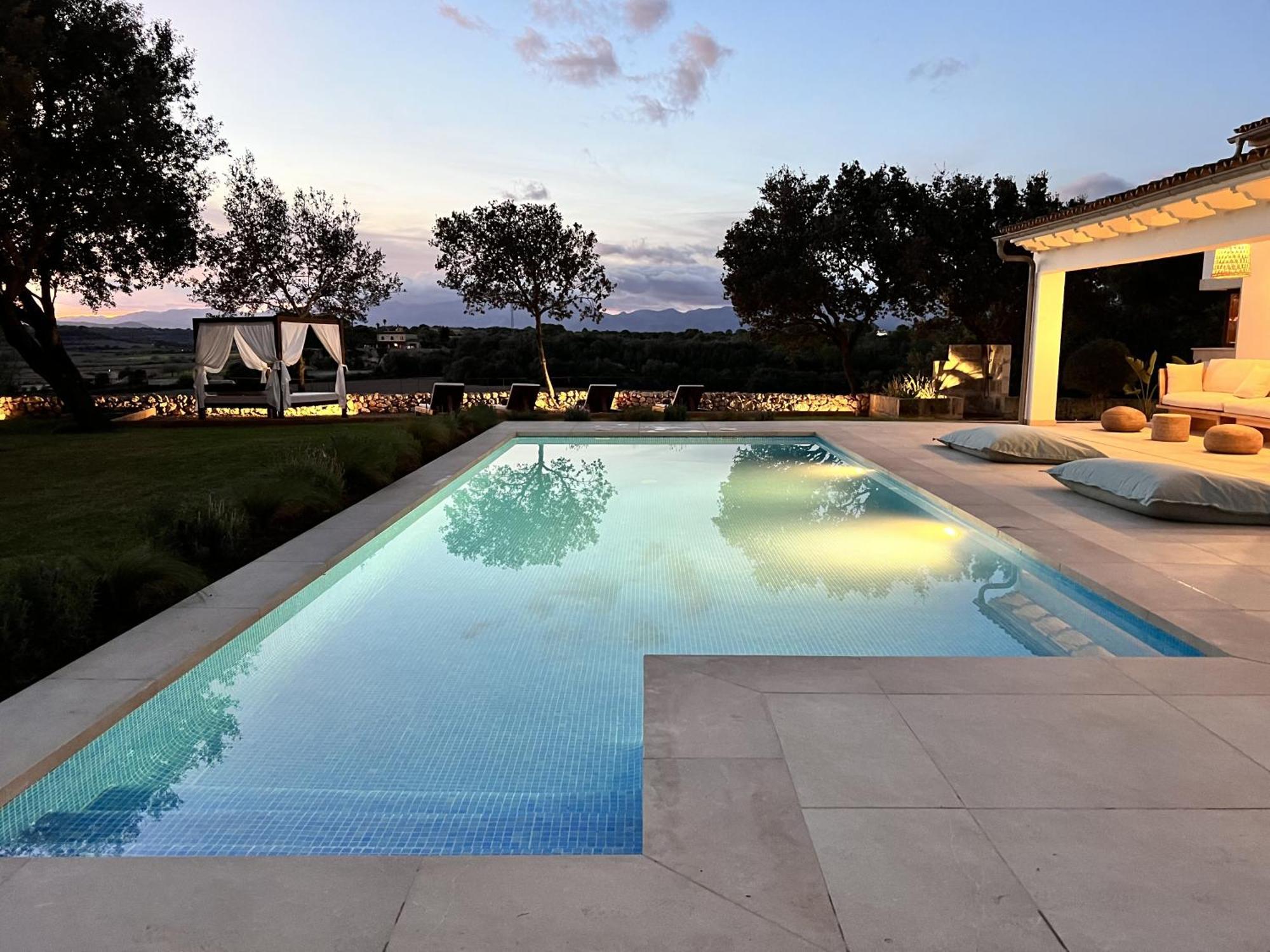 Es Mirador De Vernissa Jacuzzi Sauna Y Piscina 圣玛加利达 外观 照片